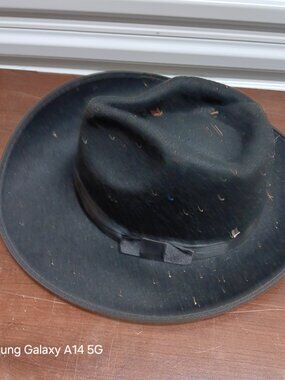 Gangster Fedora Hat Adult Black Felt Halloween Costume Mafia Mobster 1920s